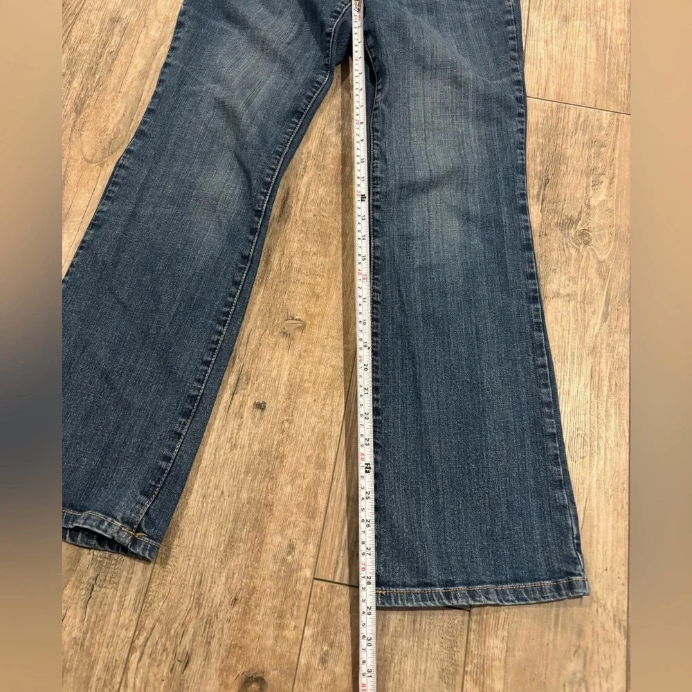 Christopher & Banks Dark Blue Flare Jeans - Picture 2 of 9